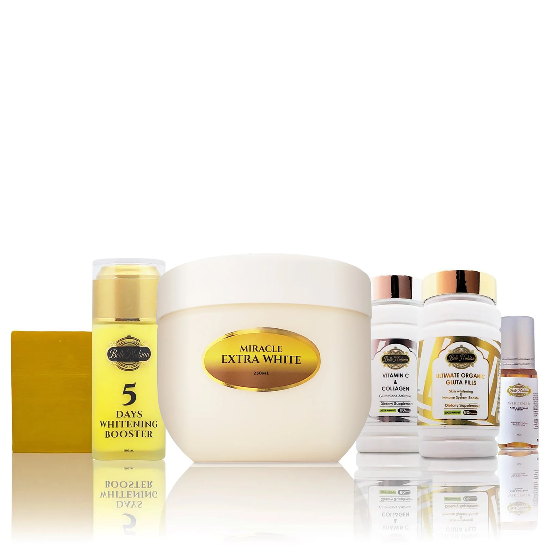 MIRACLE EXTRA WHITE SET(EXTRA STRONG HALF CAST SET) 250ml
