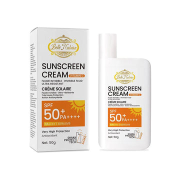 NEW Invisible Fluid Sunscreen Cream (with SPF 50+ and Vitamin C)