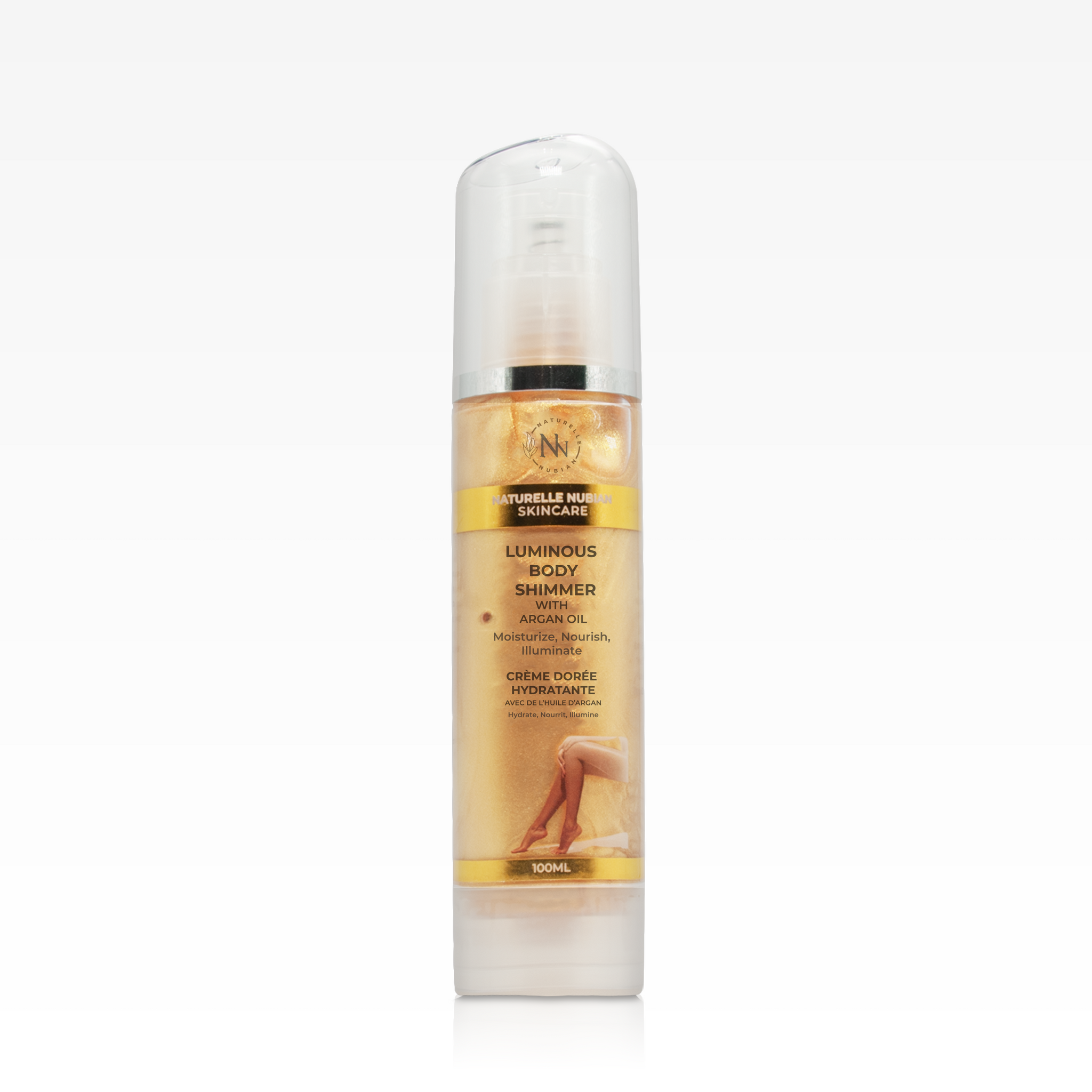 LUMINOUS BODY SHIMMER - With argan oil (Gold)