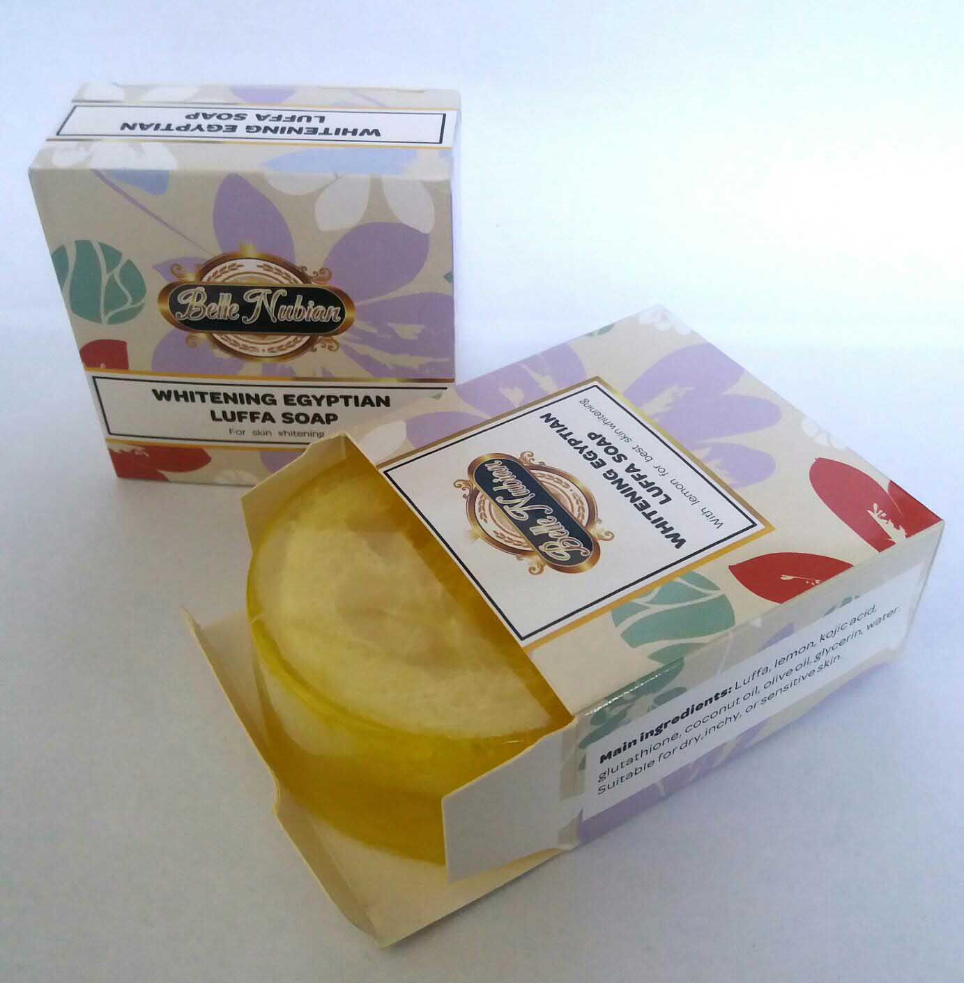 skincare-whitening-anti-stretch-marks-soap-belle-nubian- egyptial luffa soap